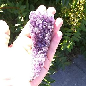 Amethyst crystal cluster